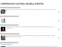 Tablet Screenshot of corporacionculturalrayuela-eventos.blogspot.com