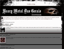 Tablet Screenshot of heavymetaldasgerais.blogspot.com