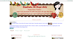 Desktop Screenshot of cantinhoderosearts.blogspot.com