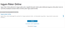 Tablet Screenshot of ingyen-poker-online.blogspot.com