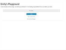 Tablet Screenshot of emilysplayground.blogspot.com