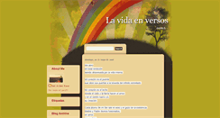 Desktop Screenshot of la-vida-en-versos.blogspot.com