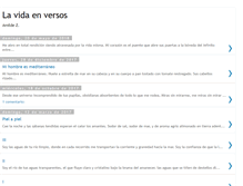 Tablet Screenshot of la-vida-en-versos.blogspot.com