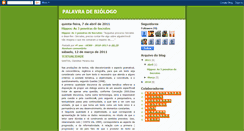 Desktop Screenshot of palavradebiologo.blogspot.com