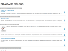 Tablet Screenshot of palavradebiologo.blogspot.com