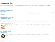 Tablet Screenshot of proceduretext.blogspot.com