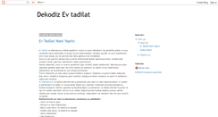 Desktop Screenshot of ev-tadilat.blogspot.com