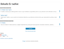 Tablet Screenshot of ev-tadilat.blogspot.com