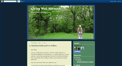 Desktop Screenshot of livingwellnetwork.blogspot.com
