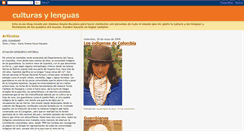 Desktop Screenshot of culturasylenguas.blogspot.com