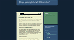 Desktop Screenshot of bilimsel-arastirmalar.blogspot.com