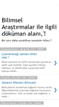 Mobile Screenshot of bilimsel-arastirmalar.blogspot.com