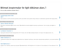 Tablet Screenshot of bilimsel-arastirmalar.blogspot.com