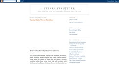 Desktop Screenshot of jepara-furnitures.blogspot.com