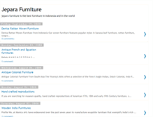 Tablet Screenshot of jepara-furnitures.blogspot.com