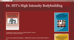 Desktop Screenshot of drhitshighintensitybodybuilding.blogspot.com