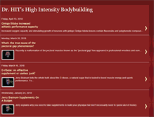 Tablet Screenshot of drhitshighintensitybodybuilding.blogspot.com