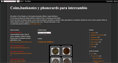 Desktop Screenshot of coinsbanknotesphonecards.blogspot.com