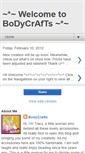 Mobile Screenshot of bodycrafts.blogspot.com