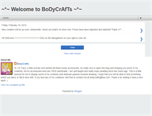 Tablet Screenshot of bodycrafts.blogspot.com