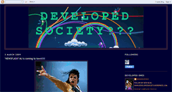 Desktop Screenshot of developed-society.blogspot.com