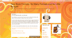 Desktop Screenshot of newbookformats.blogspot.com