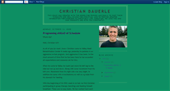 Desktop Screenshot of christianbauerle.blogspot.com