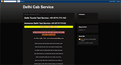 Desktop Screenshot of delhi-taxi.blogspot.com