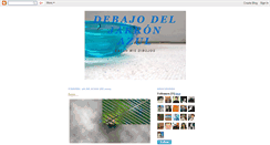 Desktop Screenshot of debajodeljarronazul.blogspot.com