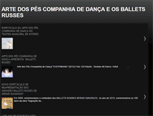 Tablet Screenshot of divertissementballetsrusses.blogspot.com