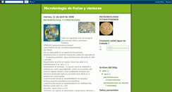 Desktop Screenshot of microbiologiaderivadosfrutasyverduras.blogspot.com