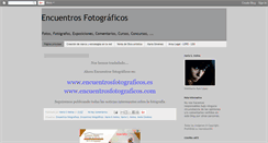 Desktop Screenshot of encuentrosfotograficos.blogspot.com