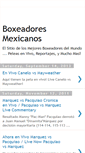 Mobile Screenshot of boxeadoresmexicanos.blogspot.com