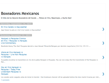 Tablet Screenshot of boxeadoresmexicanos.blogspot.com