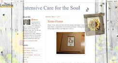 Desktop Screenshot of intensivecareforthesoul.blogspot.com