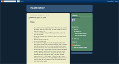 Desktop Screenshot of health1chow.blogspot.com