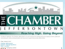 Tablet Screenshot of chamberjeffersontown.blogspot.com
