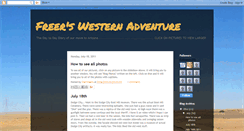 Desktop Screenshot of freerswesternadventure.blogspot.com