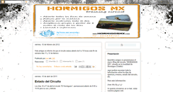 Desktop Screenshot of circuitohormigos.blogspot.com