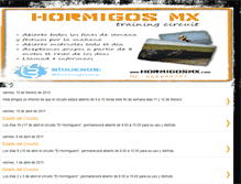 Tablet Screenshot of circuitohormigos.blogspot.com