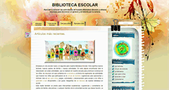 Desktop Screenshot of bibliotecaescolarclubdeleonesrosarito.blogspot.com