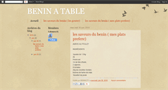 Desktop Screenshot of benincity-atable.blogspot.com