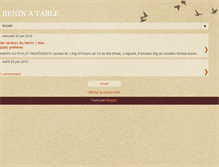 Tablet Screenshot of benincity-atable.blogspot.com