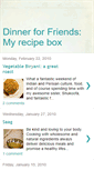 Mobile Screenshot of dinnerforfriends.blogspot.com