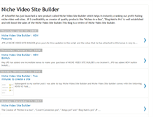 Tablet Screenshot of niche-video-site-builder-review.blogspot.com