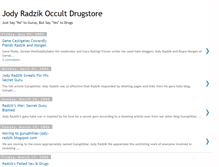 Tablet Screenshot of jody-radzik-occult-drugstore.blogspot.com