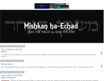 Tablet Screenshot of mishkan-ha-echad.blogspot.com