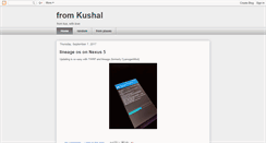 Desktop Screenshot of hadakushal.blogspot.com