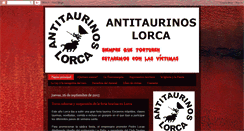 Desktop Screenshot of antitaurinoslorca.blogspot.com