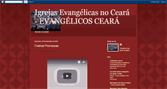 Desktop Screenshot of igrejasevangelicasceara.blogspot.com